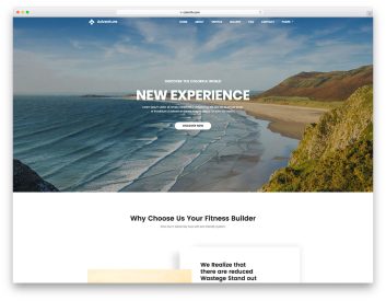Adventure template preview