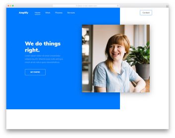 amplify free template