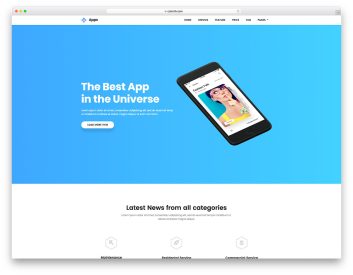 Apps template preview