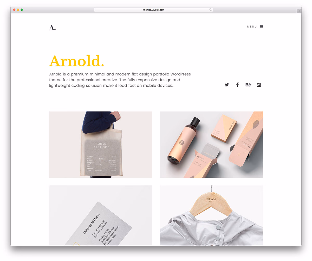 arnold - clean WordPress theme