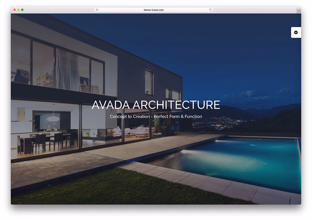 avada - multipurpose architect business theme