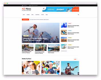Aznews Free Template