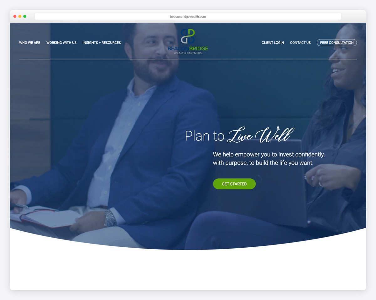 beacon bridge wealth partners website example