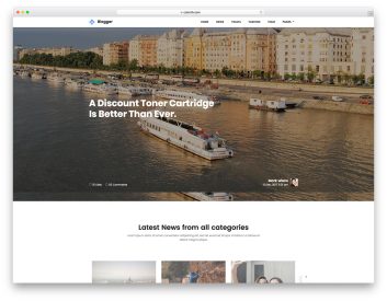 Blogger template preview