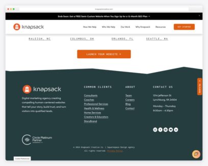 Branding agency website examples