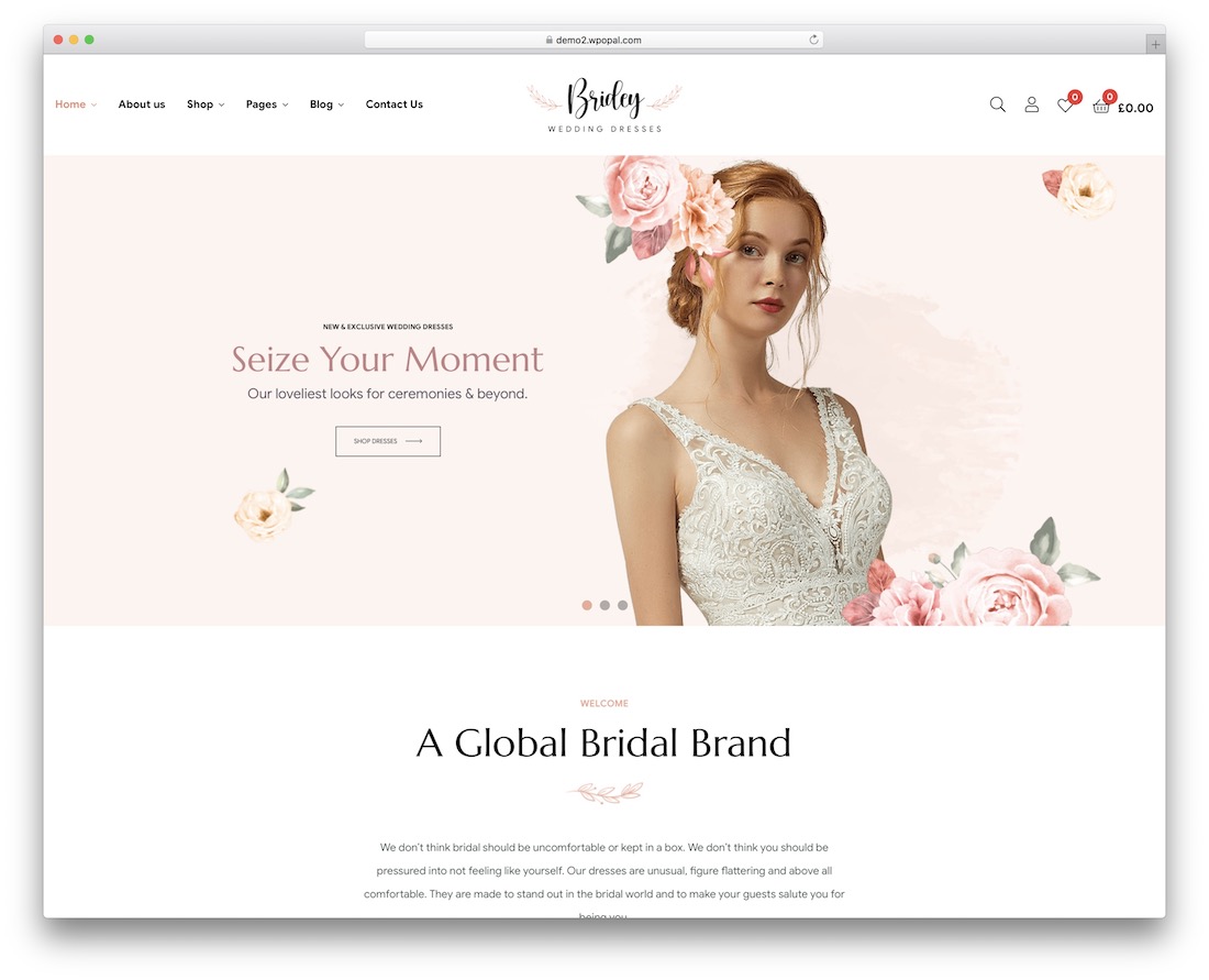 bridey wpml compatible wordpress theme