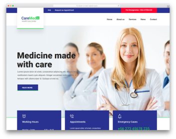 caremed free template