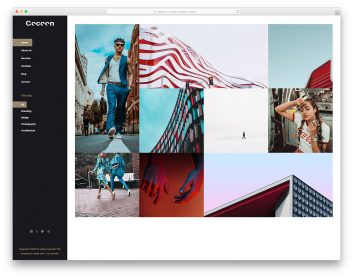 Cocoon template preview