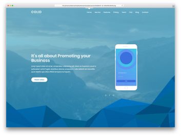 Colid template preview