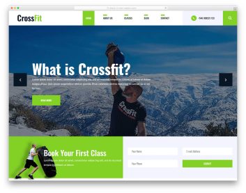 Crossfit2 Free Template