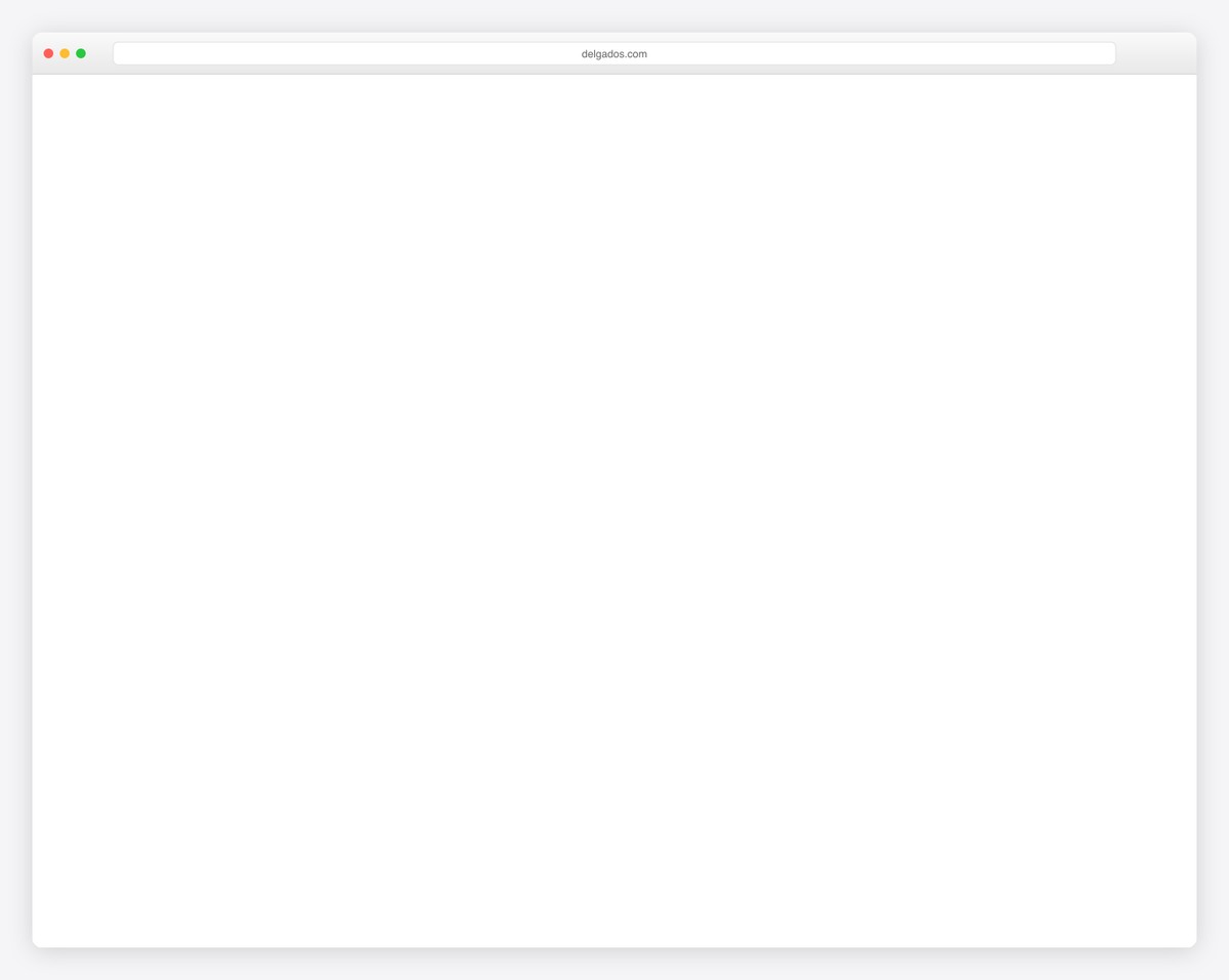 delgado's auto service website example