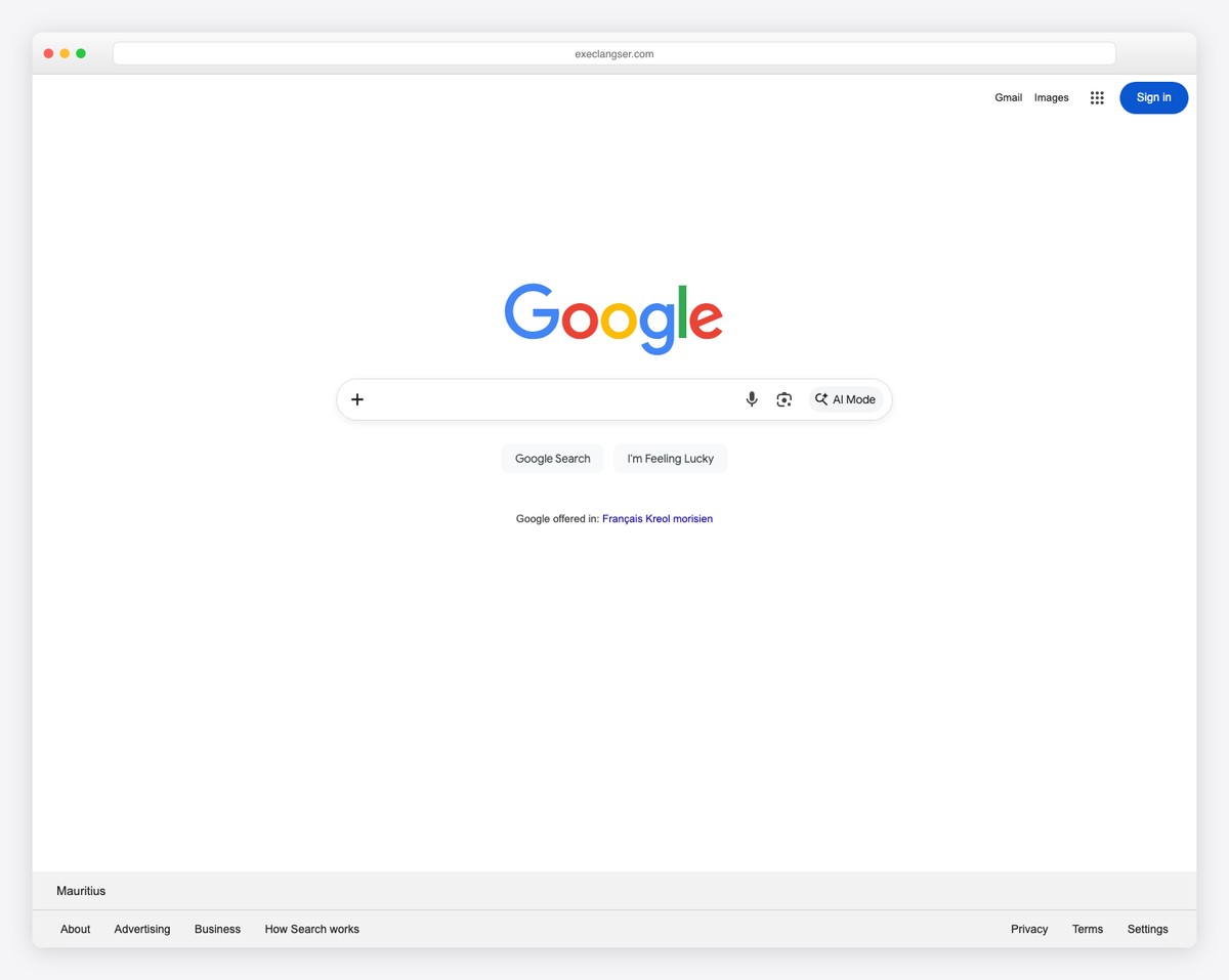 executive language services website example