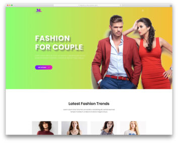 Fashion template preview