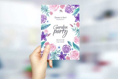 greeting card mockup
