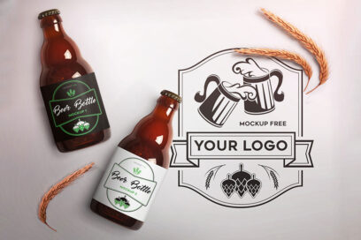 beer bottle mockups