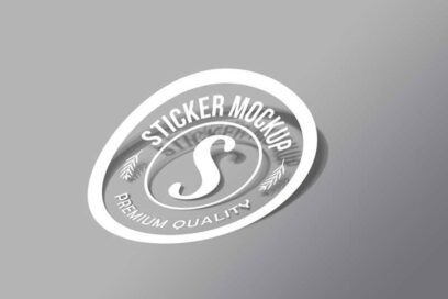 sticker mockups