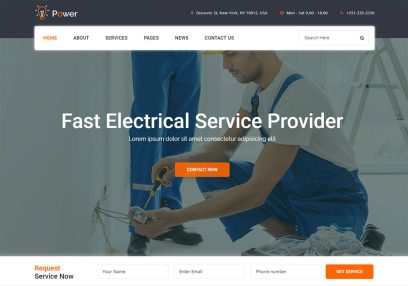 Electrician Website Templates