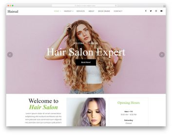hairsal free template