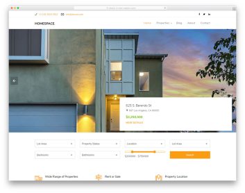 homespace free template