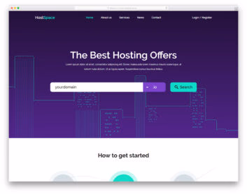 hostspace free template