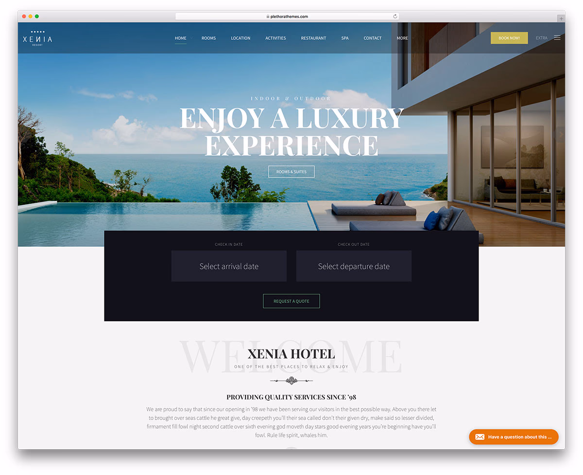 hotel xenia theme