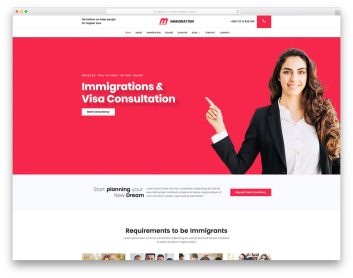 Immigration free template
