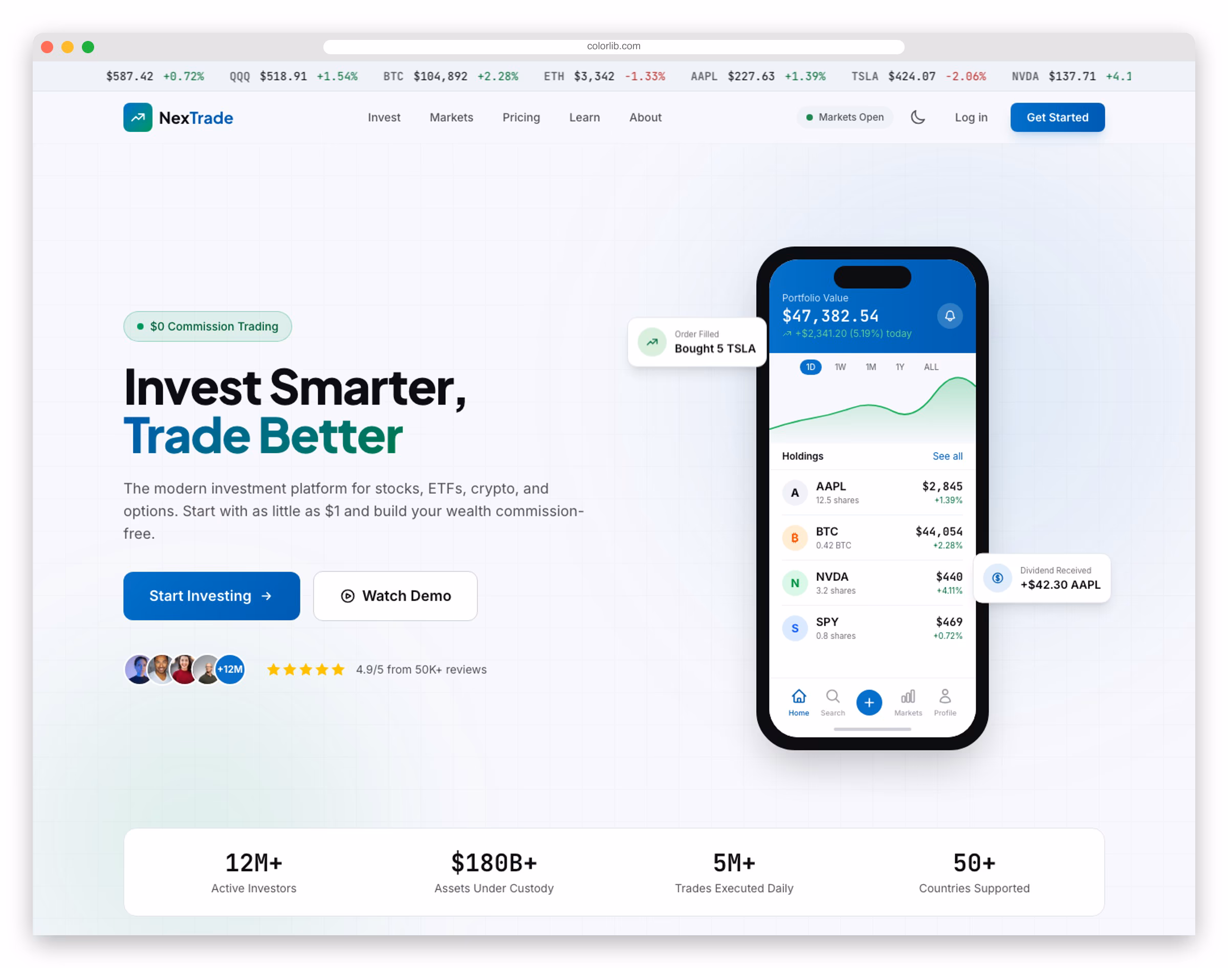 InvestPro Template
