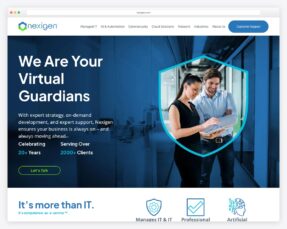 It services website examples