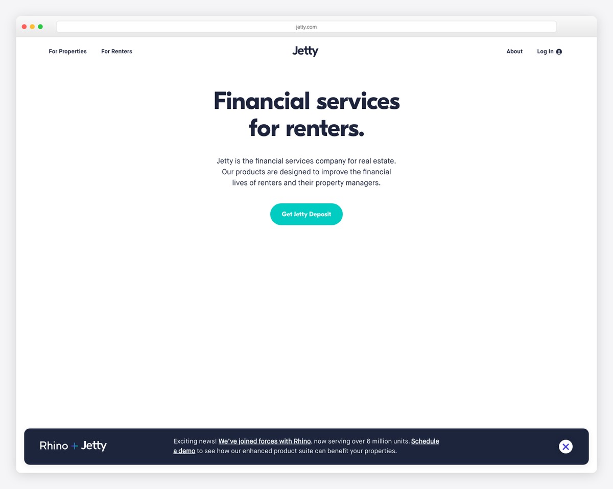 jetty website example