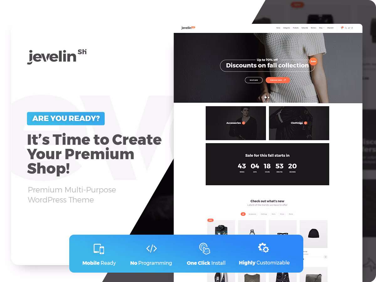 online store WordPress theme
