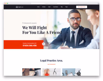 JustLaw Free Template