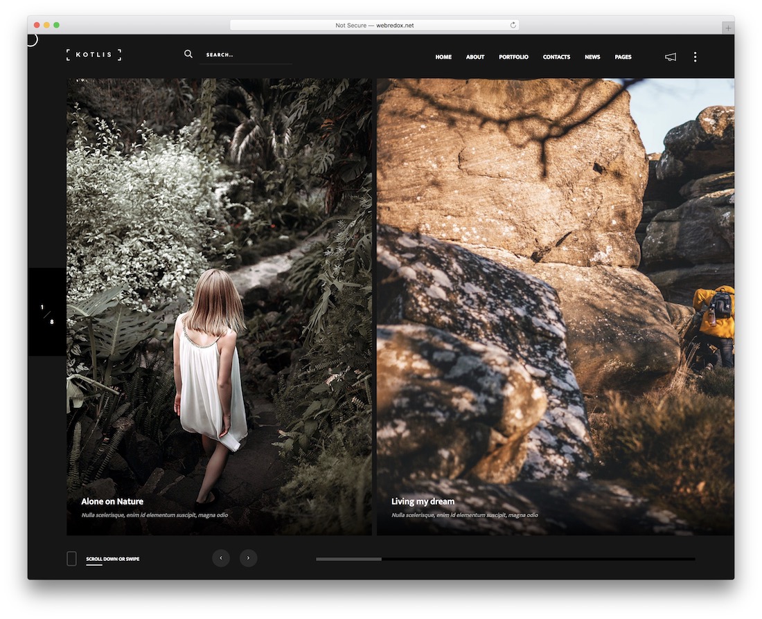 kotlis wordpress theme