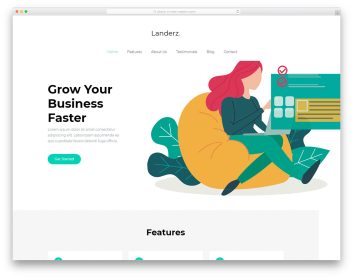 landerz free template