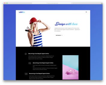 Layal template preview