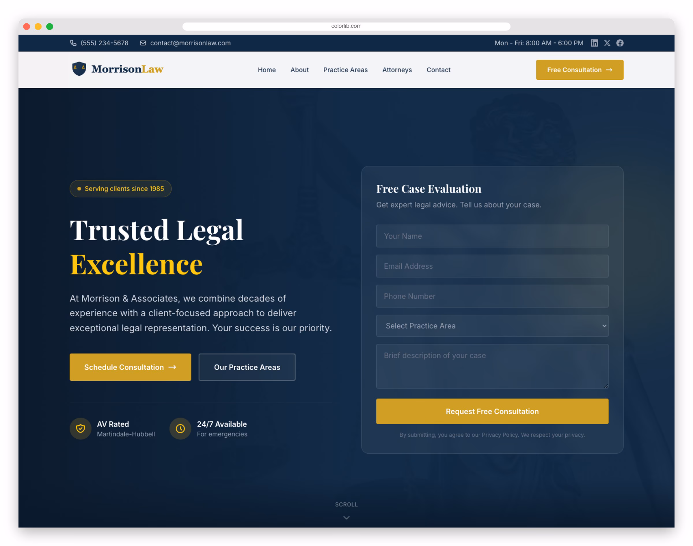 LegalEdge Template