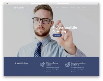 lifecoach free template