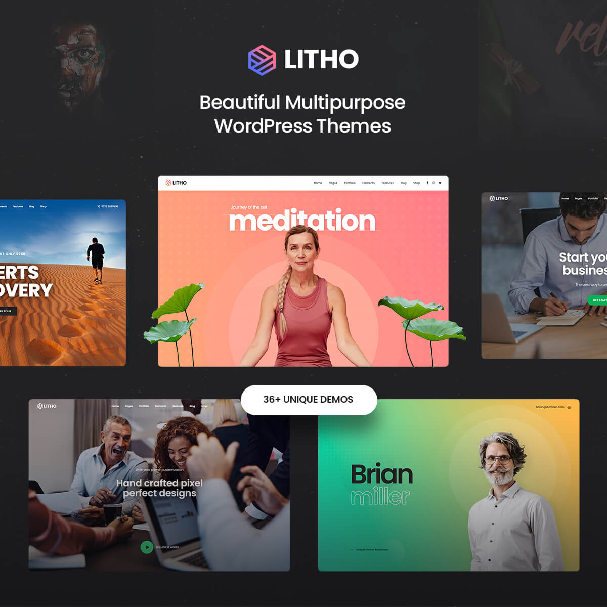 litho beautiful wordpress theme