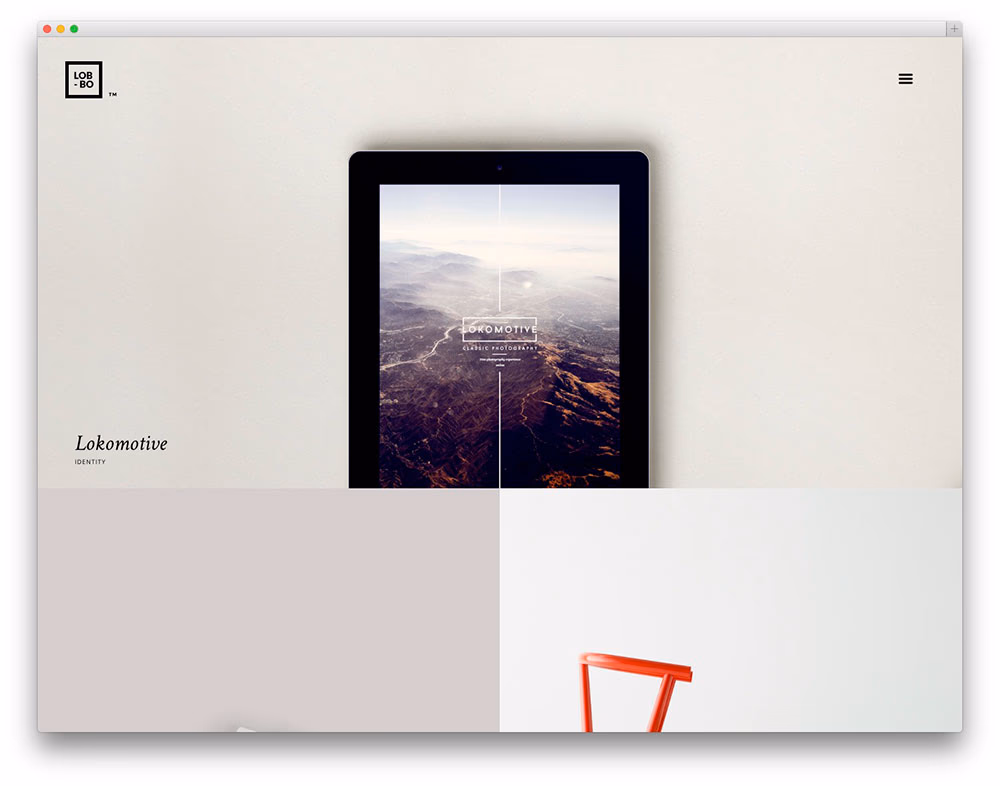 lobo WordPress portfolio