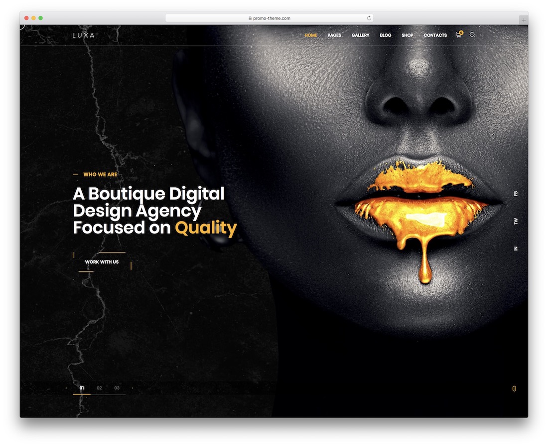 luxa beautiful wordpress theme