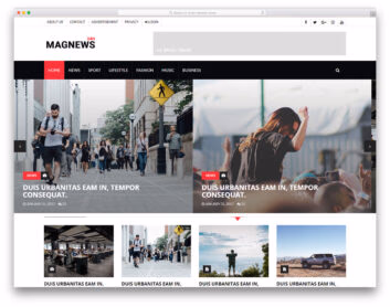 Magnews free template