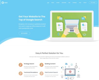 marketing website templates