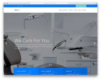 Medi+ template preview