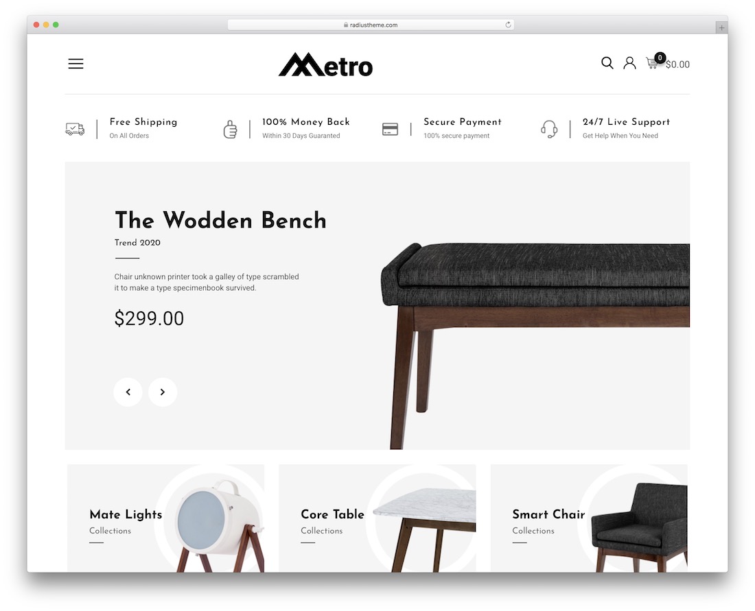 metro wordpress theme