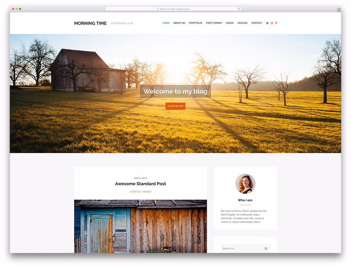 morningtime-minimal-wordpress-blog-theme