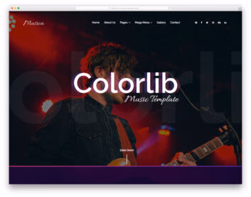 musica free template