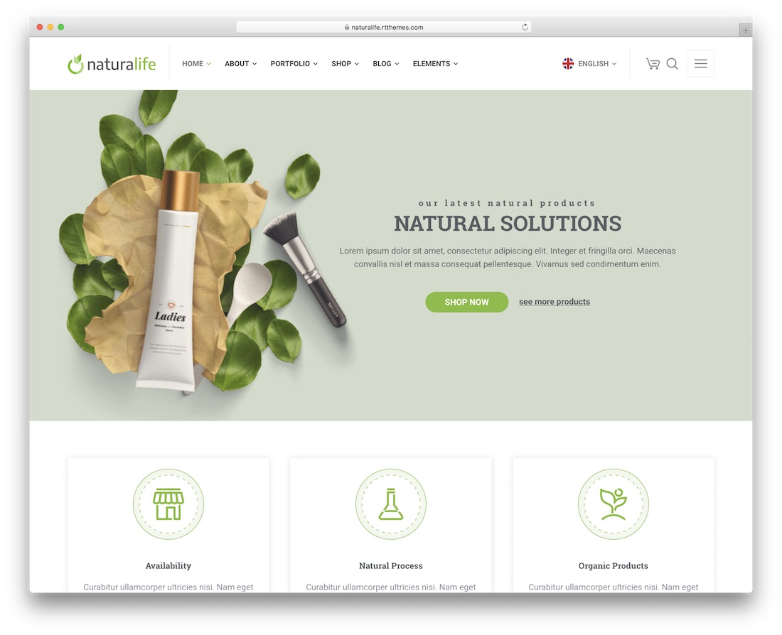 naturalife wpml compatible wordpress theme
