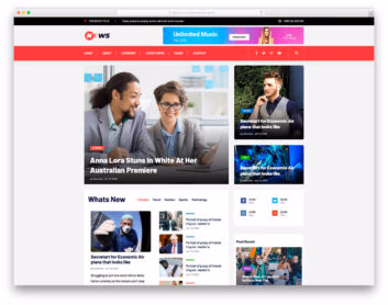 News Free Template