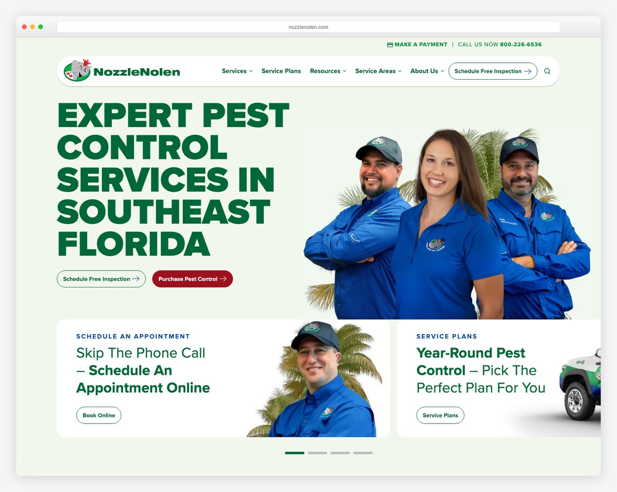 nozzle nolen website example