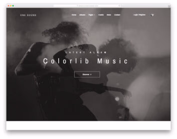 one-music free template