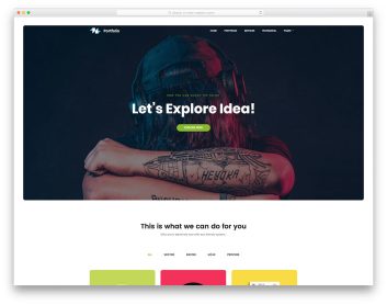 Portfolio free template